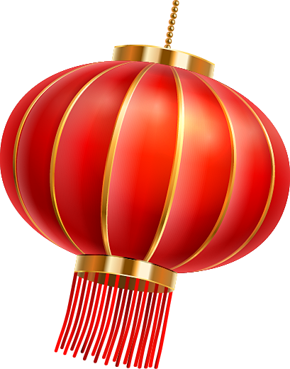 中国东方传统新年装饰元素
 灯笼