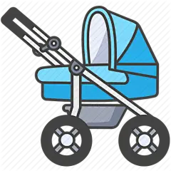 baby, buggy, carriage, infant, pram, stroller icon