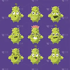卡通仙人掌表情包