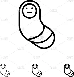 细的,色彩鲜艳,黑色,线条,新生儿,可爱的,家庭,玩具,食品,散步