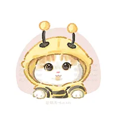 猫咪变身成小蜜蜂啦 - 小红书