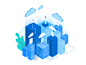 AltoStack - Illustration ui ux illustration isometric cloud consultancy devops