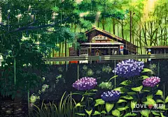 高清动漫插图CG动画原图场景图 超大壁纸影楼ps背景图片素材j74-淘宝网 #素材#