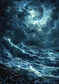 pngtree-a-dramatic-seascape-depicting-turbulent-waves-under-stormy-illuminated-sky-image_16668553