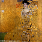 奥地利象征主义画家克林姆特于1907年以沥粉、贴金箔等特殊手法创作了这幅被誉为“奥地利的蒙娜丽莎”的《阿黛尔·布洛赫-鲍尔》。画中人是奥地利制糖业富商费迪南德·布洛赫·鲍尔的妻子。画作中，阿黛尔身穿一件黄金衣服，仪态优雅、眼神迷离，双手交叉放在胸前，掩饰一只残疾的手指。这幅《阿黛尔·布洛赫-鲍尔》于2004年6月被美国化妆品大王劳德以1.35亿美元收藏，一度力压毕加索的《拿烟斗的男孩》成为单幅绘画售价世界纪录