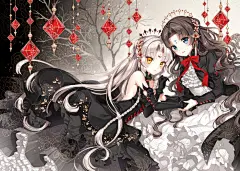二次元 手绘 动漫 插画 萌妹子 美少年 头像 壁纸 p站