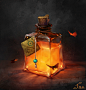 Magic bottles, Vera Velichko : Magic bottles by Vera Velichko on ArtStation.