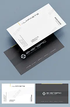 简洁英文名片模板