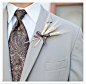 wheat boutonniere 