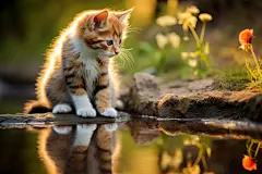 有趣的萌宠小猫图片