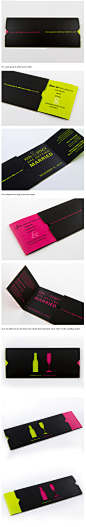 Choose Your Night Wedding Invitation Concept on Behance  设计概念好！让被邀请者根据自己的喜好选择PARTY的类型