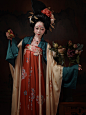 听月小筑大唐赋女春秋款唐制汉元素诃子裙古装复原国风改良汉服女-淘宝网