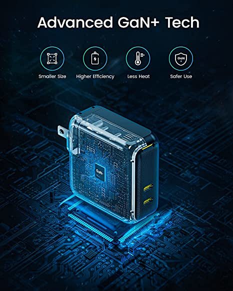 AOHI Youth 100W Gan+ USB C Ladegerät, 3-Port Laptop
