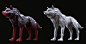 wolf., Roman Roshcencko : Hello! New 3d-model - the wolf. My own concept-design, model and textures. I will not say that the work was always easy, could not always switch to model from current projects, but at the moment I like what I did. I will continue