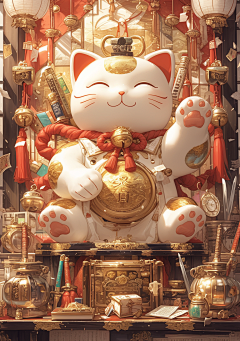 杨剑虹采集到招财猫