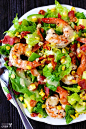 Shrimp, Roasted Corn  Avocado Salad -- and the dressing just gets even better | gimmesomeoven.com