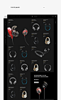 Bose concept redesign Sound. Headphones. Music. Speaker : Design concept of main screen for the online store Bose. E-commerce project. The key task was to show the best-selling products of headphones, speakers on the main screen, special offers for goods.