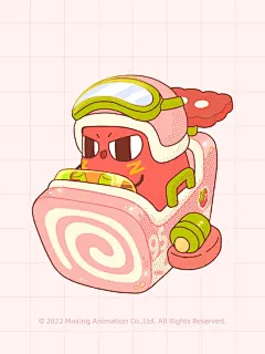 潮玩壁纸 | 芝芝莓莓红豆卷 - 小红书