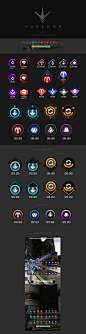 PARAGON - Iconography, UI & HUD - EPIC GAMES : User Interface work for Paragon _命运2 Paragon_T20191129 #率叶插件，让花瓣网更好用_http://ly.jiuxihuan.net/?yqr=10119137#