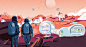 Bonniers Book | A trip to the future : Illustrations for Bonniers Books publisher in UK, a trip to the future.Imagine a city where anything is possible. Super skycrapers loom and drones zoom. Your home will be full of machines you can control with just yo