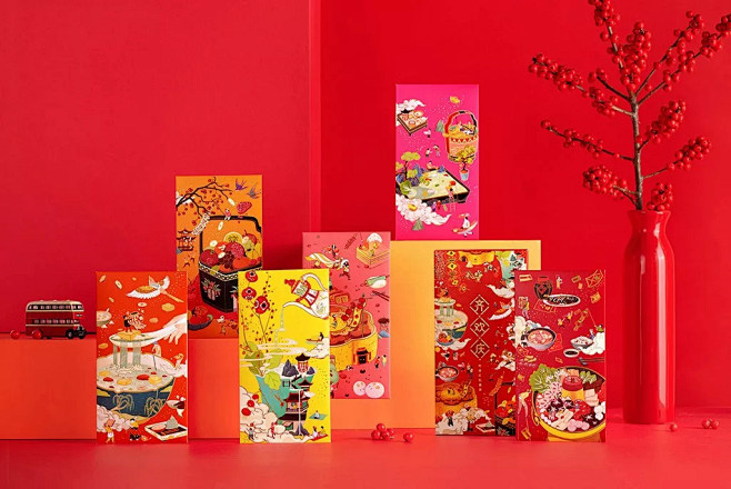 最传统也最时髦的新年年品礼盒包装设计