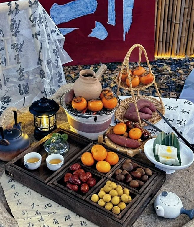 围炉煮茶