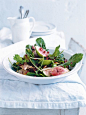 haloumi, fig and pomegranate salad