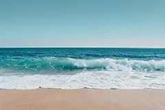 大海沙滩自然风景壁纸
