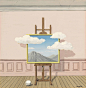 雷尼·马格利特（Rene Magritte）超现实主义绘画 - 当代艺术 - CNU视觉联盟