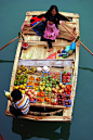 Floating Market in Cat Ba, Vietnam