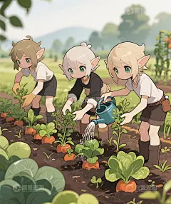 精灵人物设计高清模板免费下载-趣麦麦图