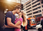 romantic couple kissing in down town los angeles by Joshua Resnick on 500px