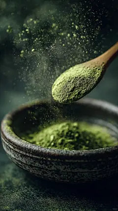 Midjourney咒语丨壁纸：禅意“抹茶” - 小红书