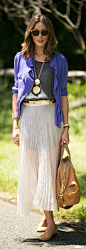 Casual spring outfit.