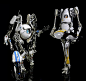 【模影殿】3A 传送门2 Portal2 Atlas蓝色 and P-body黄色 预定-淘宝网