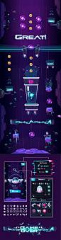 Game Art game design  ILLUSTRATION  Space  vector vector art
