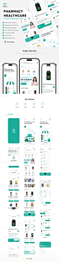 #APP模板#
医疗保健药房药店电子商务app ui界面设计源文件模板-1