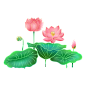 莲花荷花元素(33)
