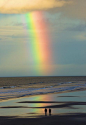 Beach rainbow: 