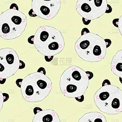 可爱的,熊猫,式样,卡通,华丽的,泰迪熊,纺织品,野生动物,壁纸,哺乳纲