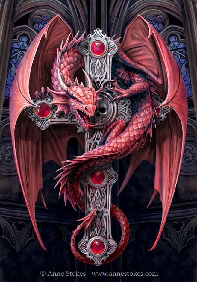 Gothic Dragon by *Ir...