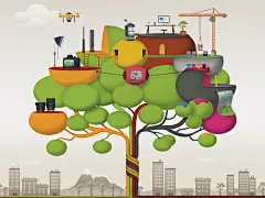 Hi everybody.
Here is a part of my creation. It's for a print support for a creative communication agency. What do you think ?