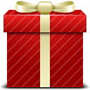 红色的礼物盒图标 iconpng.com...