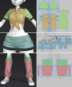 囧囧大侠—闪现采集到MD服装打版