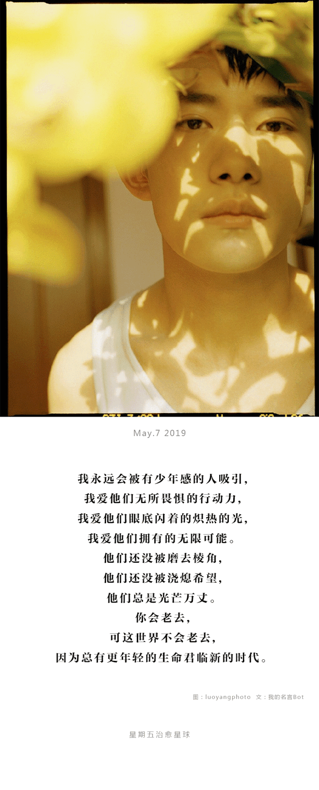 ❤关注微信公众号&视频号：星期五治愈星球...