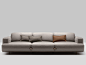 3 seater fabric sofa DUFFLE | 3 seater sofa - Bosc