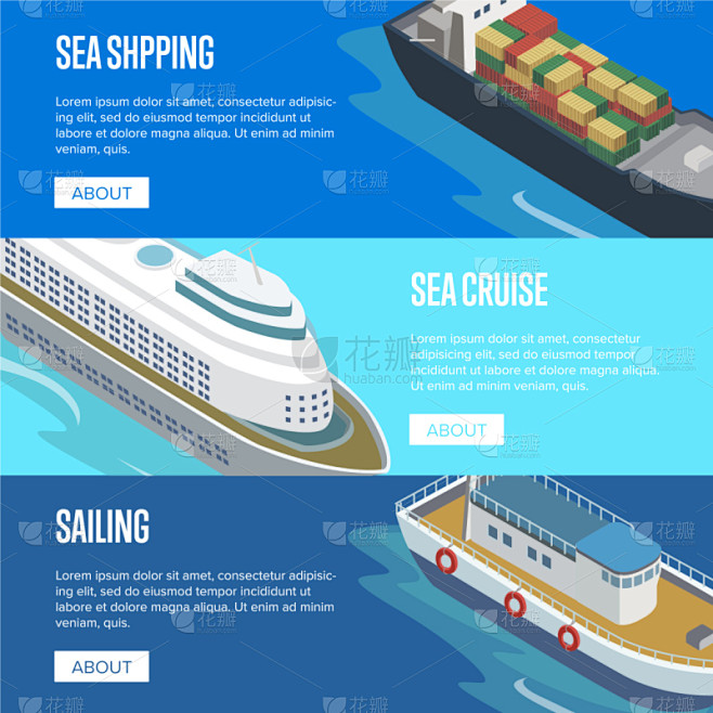 海上运输,传单,海洋,水平画幅,商务,货...