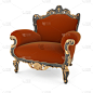 古董,椅子,白色背景,座位,形状,无人,古老的,古典式,椅子靠背,家具