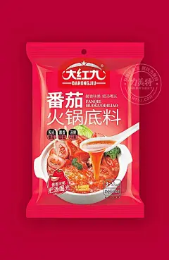火锅底料包装   调味品包装  鱼调料包装 包装设计  插画包装