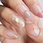 Lila.shizuさんはInstagramを利用しています:「． Autumn design ． アップで♡ ． ． ． ． ． #newnail #Autumnnail #jelnail #nail #nailart #シェルネイル #グレージュネイル #くすみネイル #フレンチネイル #ブラウンネイル #ベージュネイル…」